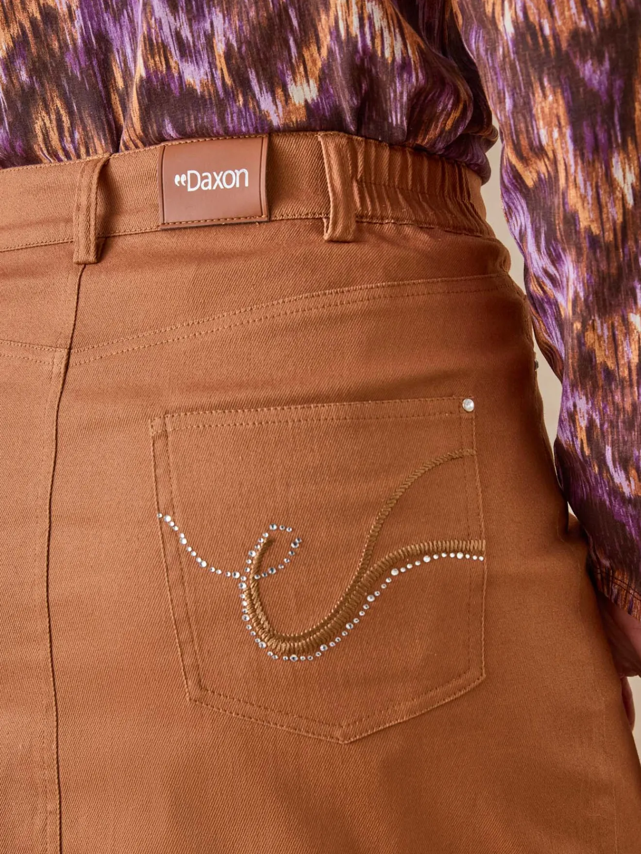 Clearance Jupe droite 5 poches Femme Jupe