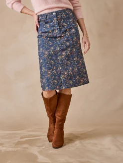 Hot Jupe droite 5 poches Femme Jupe