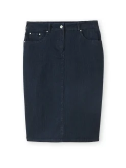 Outlet Jupe droite 5 poches extensible Femme Jupe