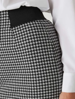 Jupe droite élastiquée Femme Jupe