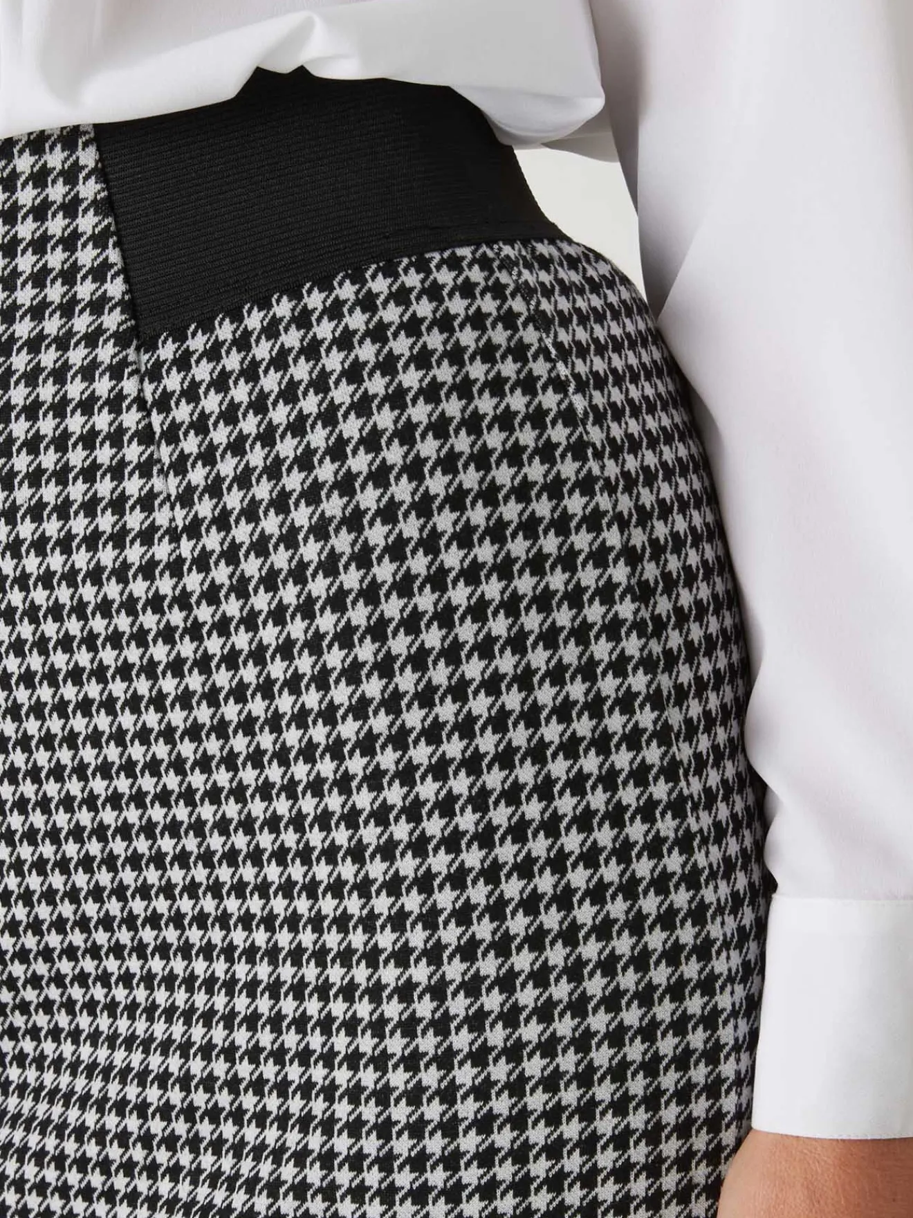 Jupe droite élastiquée Femme Jupe