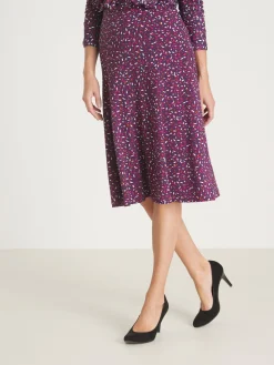 Online Jupe en maille, entièrement élastiquée Femme Jupe