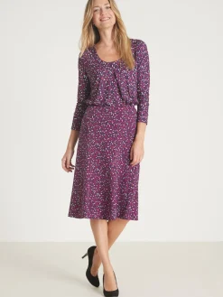 Online Jupe en maille, entièrement élastiquée Femme Jupe