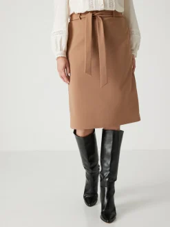 Hot Jupe élastiquée en maille Femme Jupe