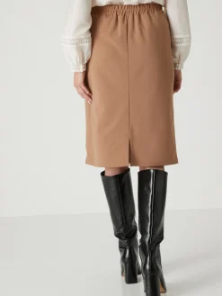 Hot Jupe élastiquée en maille Femme Jupe