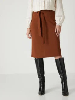 Hot Jupe élastiquée en maille Femme Jupe