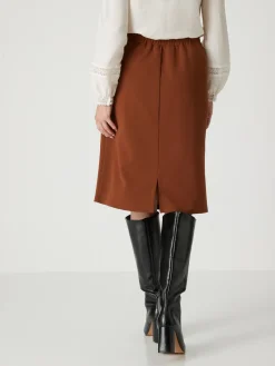 Hot Jupe élastiquée en maille Femme Jupe