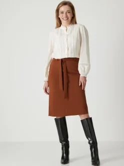 Hot Jupe élastiquée en maille Femme Jupe