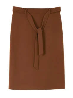 Hot Jupe élastiquée en maille Femme Jupe