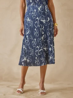 Hot Jupe élastiquée plissé permanent Femme Jupe