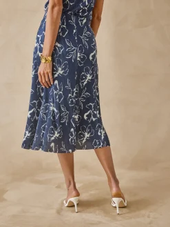 Hot Jupe élastiquée plissé permanent Femme Jupe