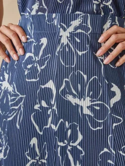 Hot Jupe élastiquée plissé permanent Femme Jupe