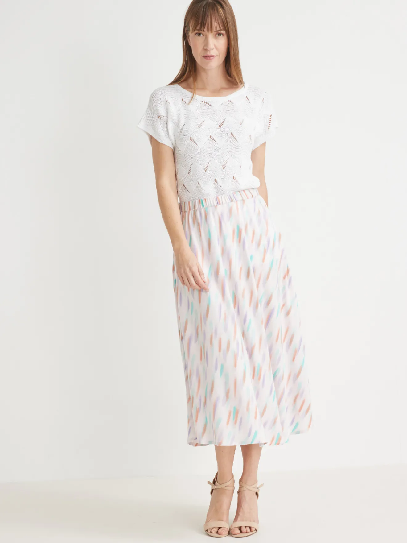 Best Jupe élastiquée évasée Femme Jupe