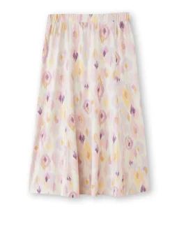 Clearance Jupe élastiquée évasée en maille Femme Jupe