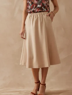 Discount Jupe mi-longue évasée Femme Jupe