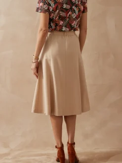 Discount Jupe mi-longue évasée Femme Jupe
