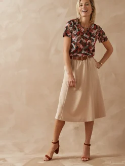 Discount Jupe mi-longue évasée Femme Jupe