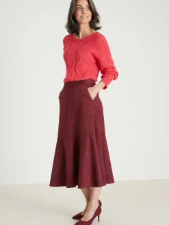 Discount Jupe suédine élastiquée dos Femme Jupe