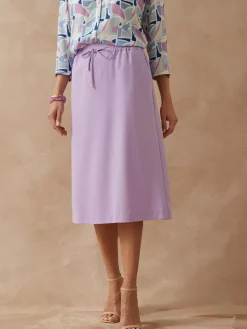 New Jupe trapèze élastiquée Femme Jupe