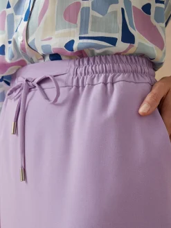 New Jupe trapèze élastiquée Femme Jupe