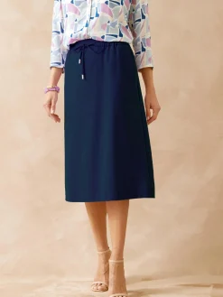 Clearance Jupe trapèze élastiquée Femme Jupe