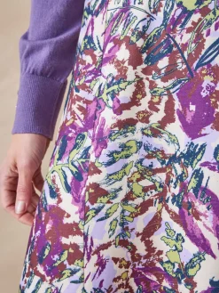 Jupe évasée en maille douce Femme Jupe