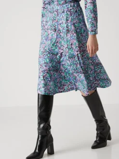 Clearance Jupe évasée en maille douce Femme Jupe