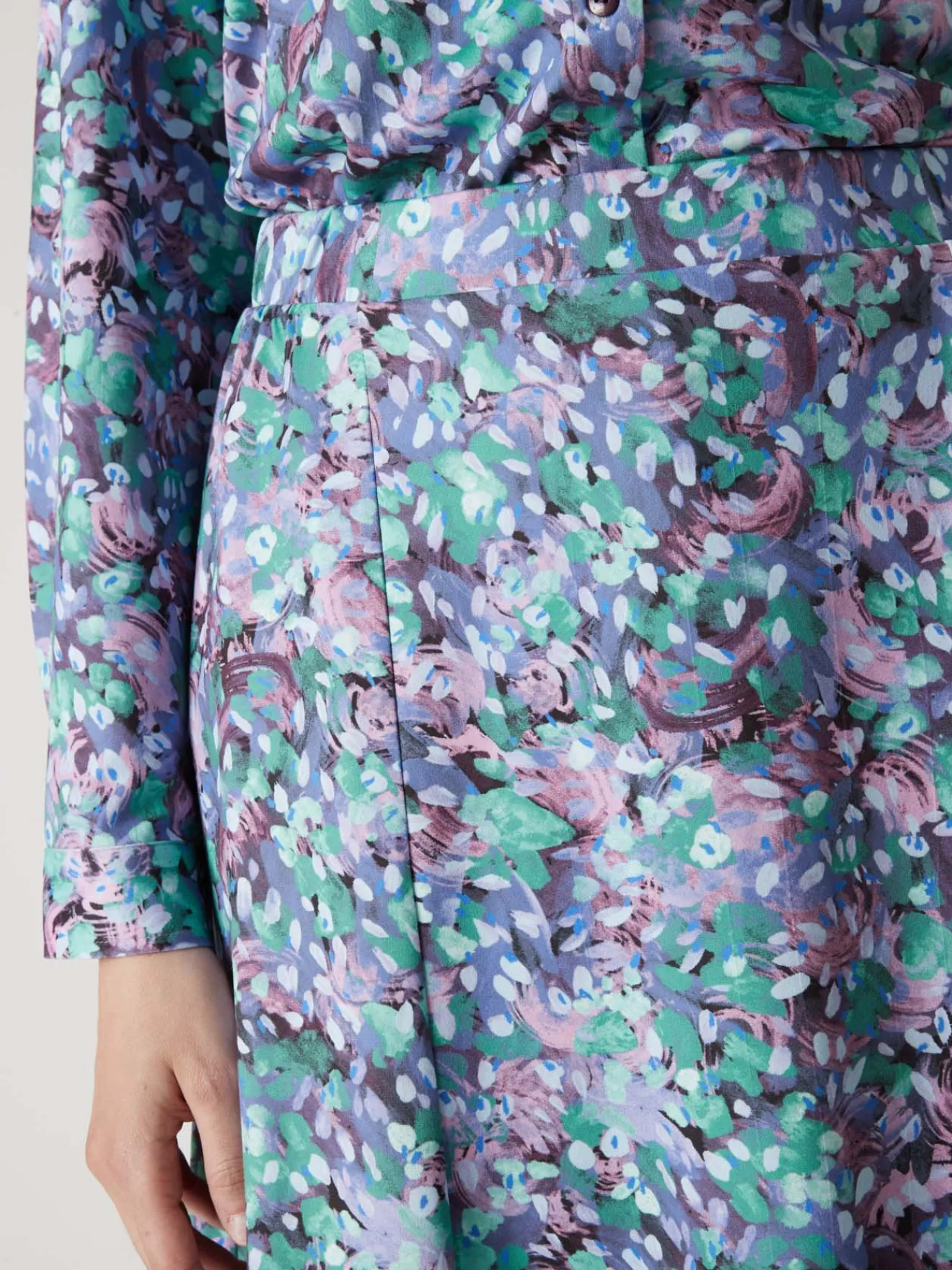 Clearance Jupe évasée en maille douce Femme Jupe