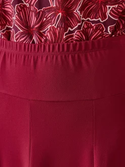 Hot Jupe évasée entièrement élastiquée Femme Jupe