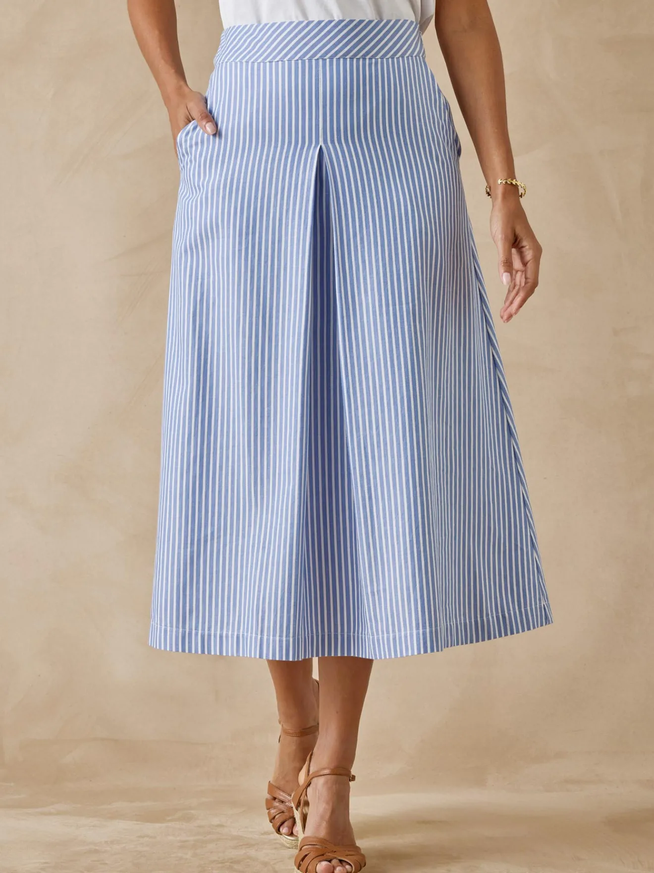 Discount Jupe évasée élastiquée dos Femme Jupe