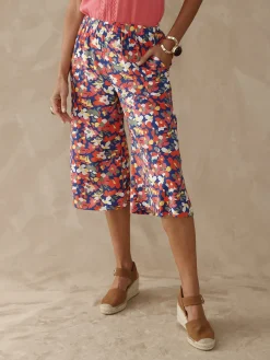 New Jupe-culotte entièrement élastiquée Femme Jupe|Pantalon