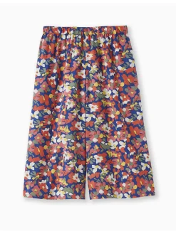 New Jupe-culotte entièrement élastiquée Femme Jupe|Pantalon