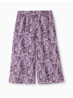 Jupe-culotte entièrement élastiquée Femme Jupe|Pantalon