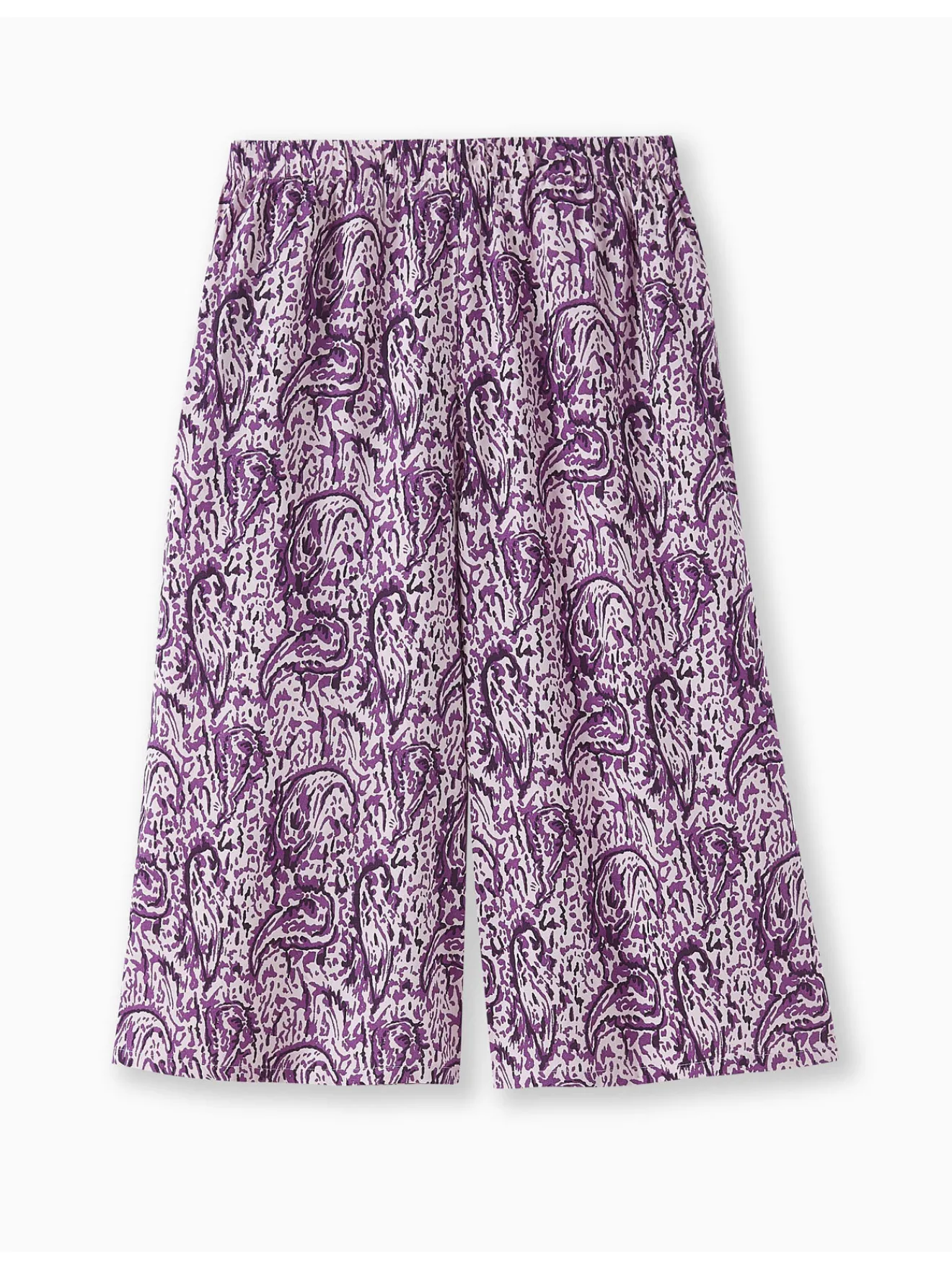 Jupe-culotte entièrement élastiquée Femme Jupe|Pantalon