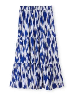 Discount Jupon à volants en crépon fluide Femme Jupe