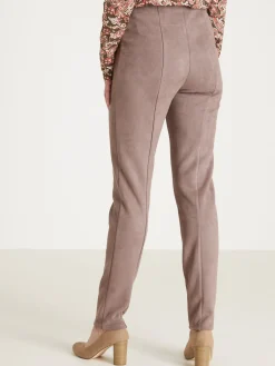 Hot Legging en maille suédine Femme Pantalon