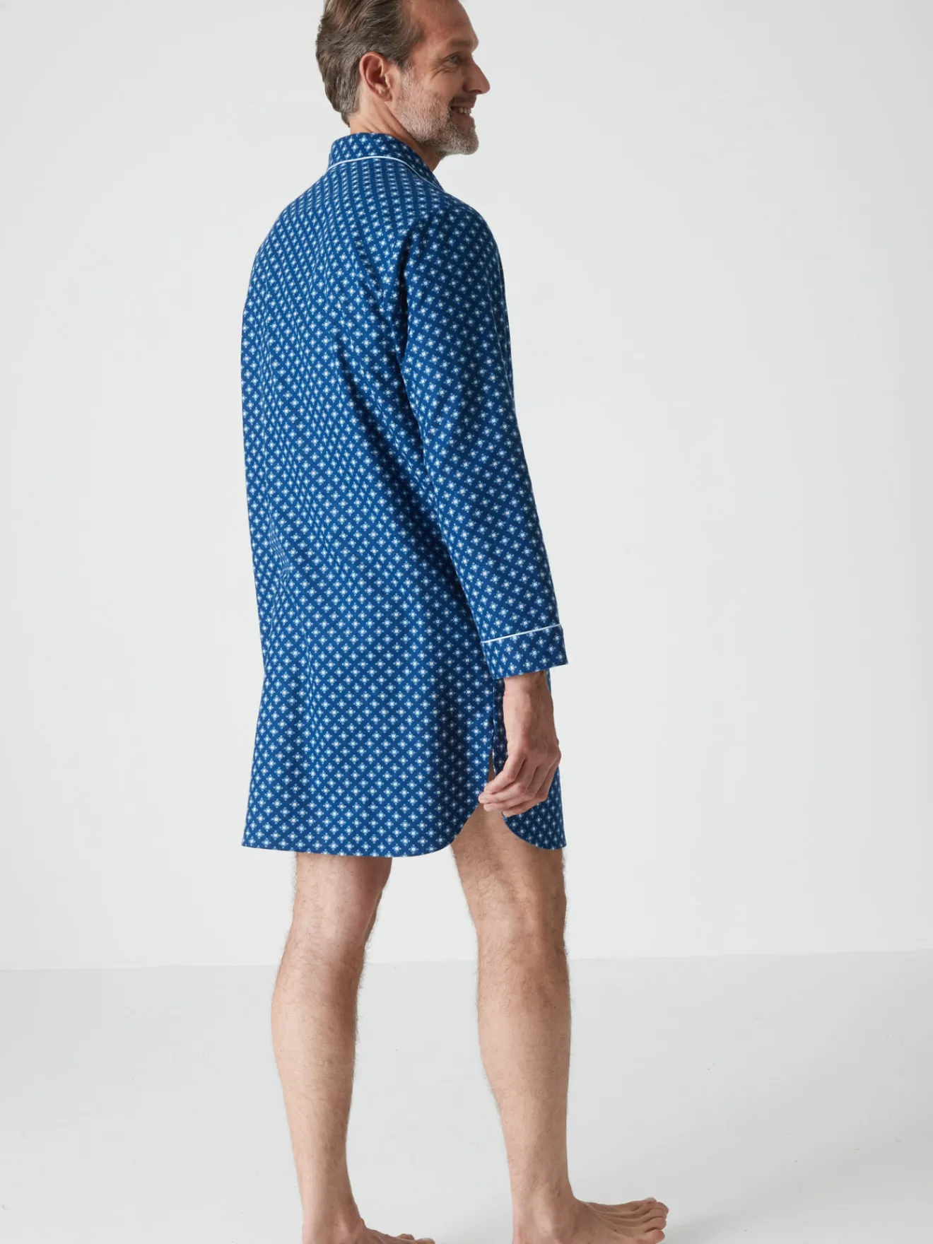 Online Liquette en flanelle pur coton Homme Pyjama