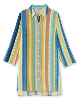 Outlet Long chemisier tunique fluide Femme Tunique|Chemisier, Blouse