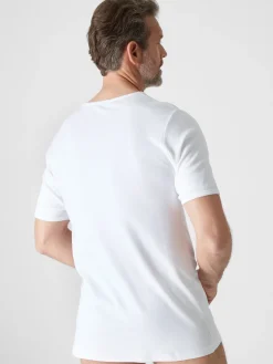 Clearance Lot 2 maillots de corps chauds col rond Homme Maillot De Corps