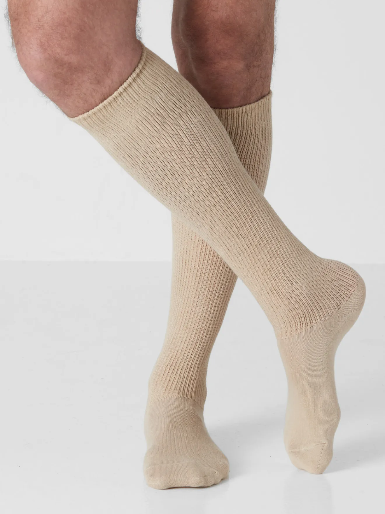 Sale Lot 2 paires mi-bas pieds larges Homme Chaussettes