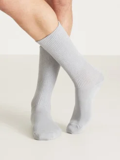 Hot Lot 2 paires mi-chaussettes pieds larges Homme Chaussettes