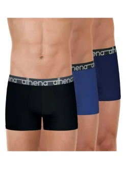 Sale Lot de 3 boxers ceinture large Homme Boxer, Caleçon