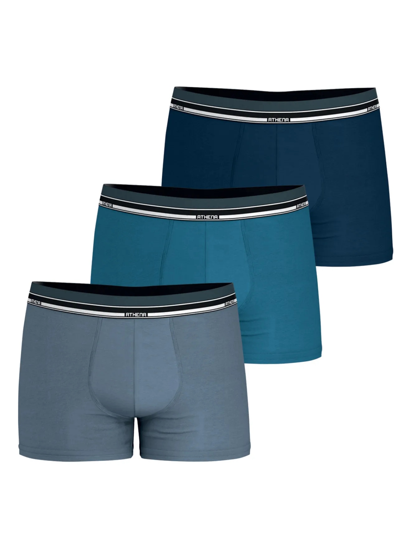 Best Lot de 3 boxers coton confort Homme Boxer, Caleçon