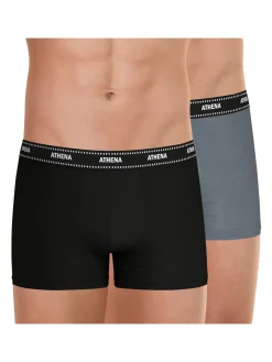 Clearance Lot de 2 boxers Duo Essentiel Homme Boxer, Caleçon
