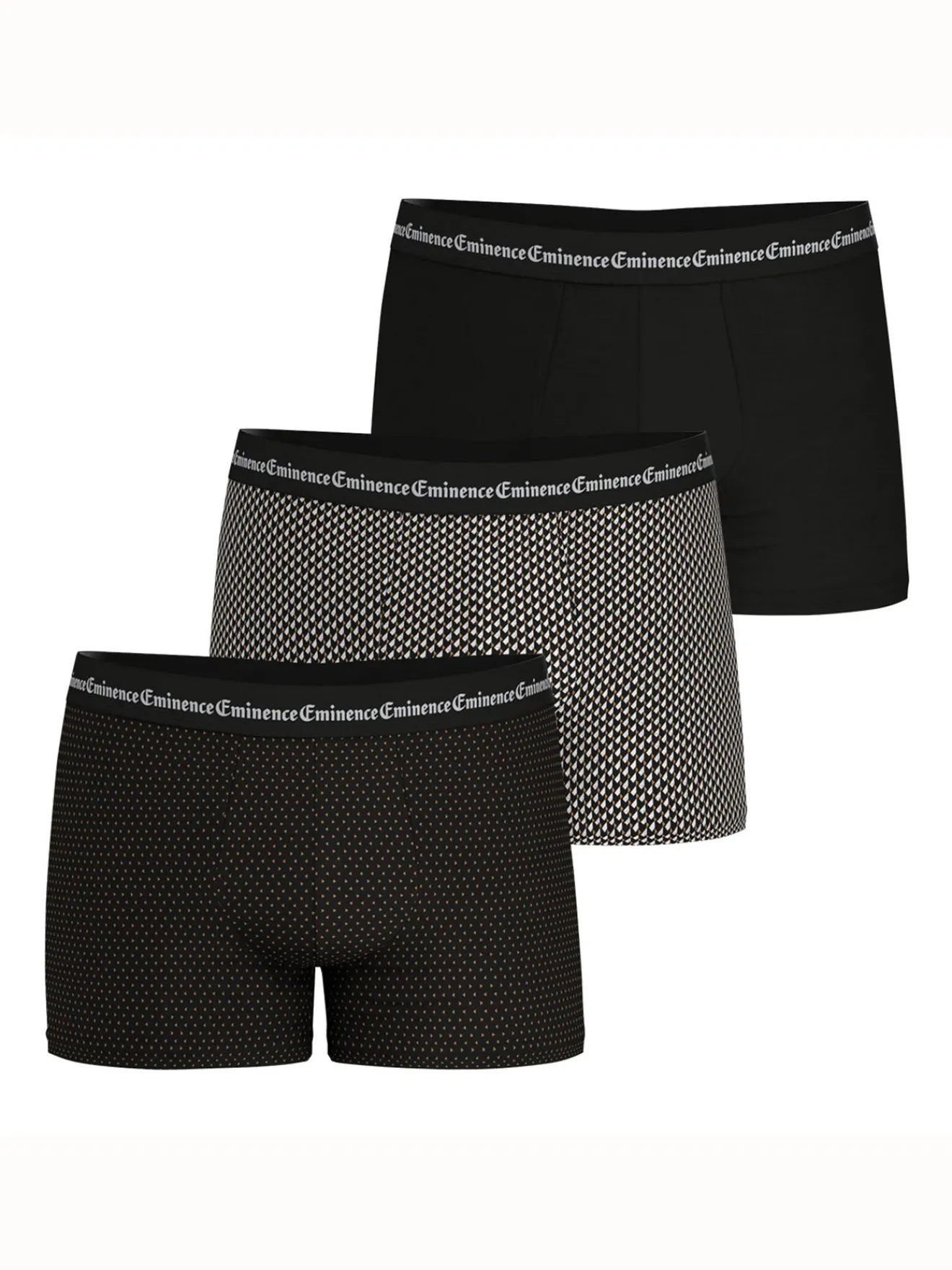 Hot Lot de 3 boxers homme Business Print Homme Boxer, Caleçon