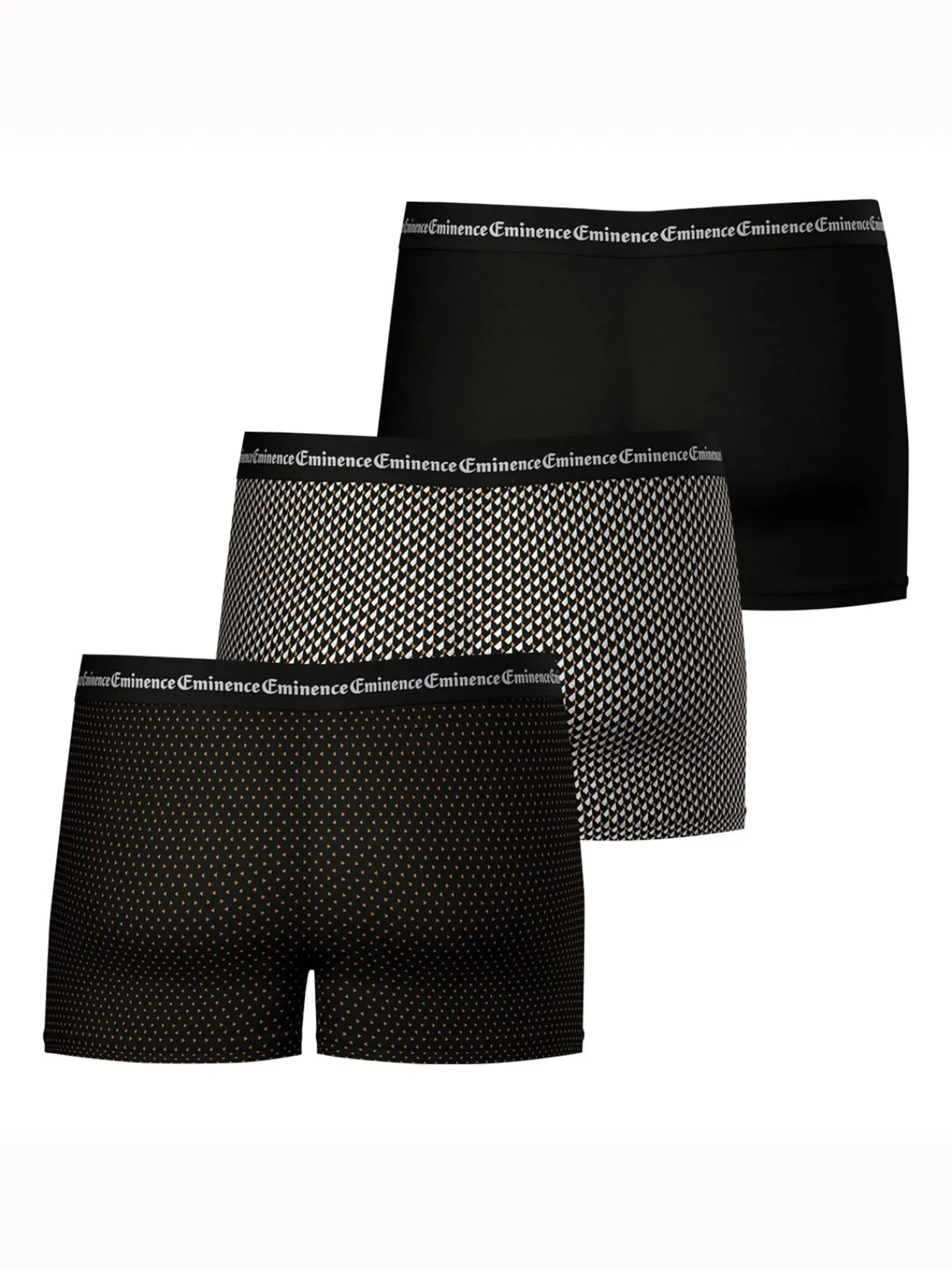Hot Lot de 3 boxers homme Business Print Homme Boxer, Caleçon