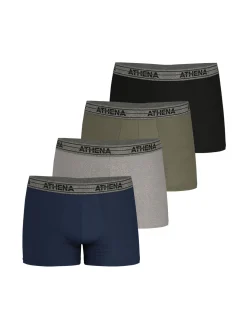 Outlet Lot de 4 boxers homme Eco Pack Homme Boxer, Caleçon