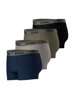 Outlet Lot de 4 boxers homme Eco Pack Homme Boxer, Caleçon