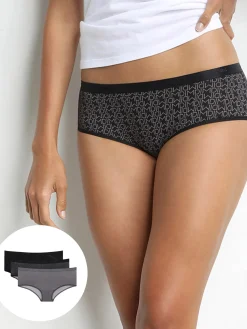 Hot Lot de 3 boxers Les Pockets Culotte, Slip, Shorty