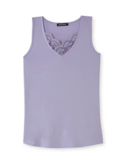 Best Lot de 2 caracos avec dentelle Femme T-Shirt